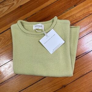 Fostered Collection Kids Green 100% Cotton Knit Rollneck Sweater BNWT, size 5T